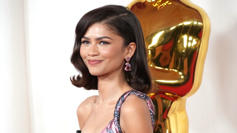 Zendaya Wore a Sheer Skirt Covered in Diamonds for Challengers Promos
